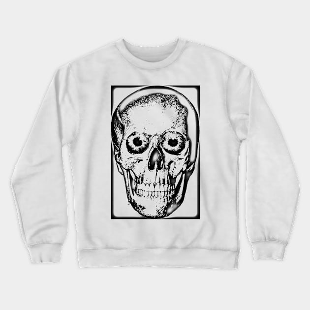 Skull sketched Crewneck Sweatshirt by bywhacky